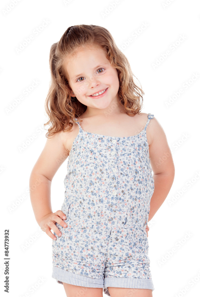Cute little girl with three year old smiling Cute little girl with three year old smiling
