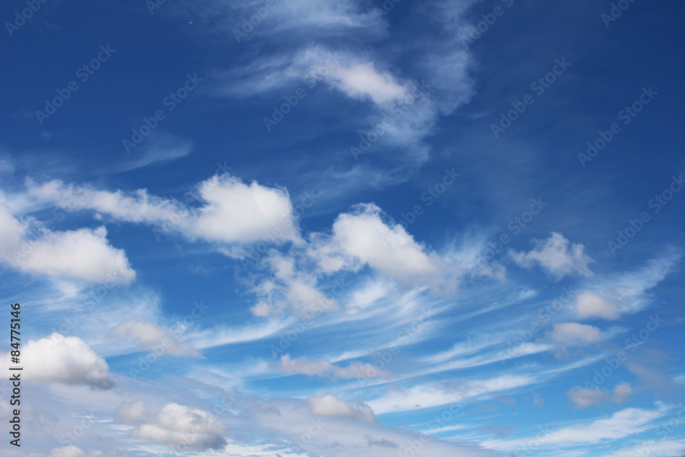 Obraz premium Blue sky and clouds clear