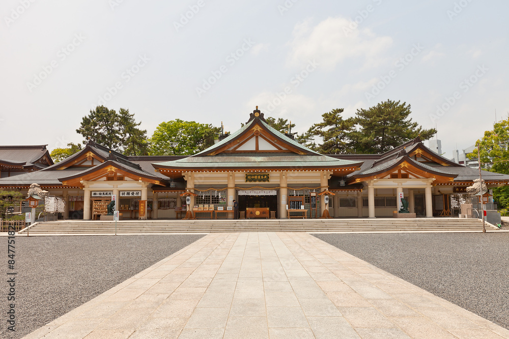 Gokoku Jinja Shinto Shrine in Hiroshima, Japan
