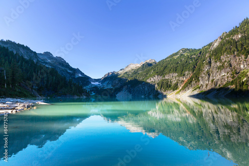 Mountains lake