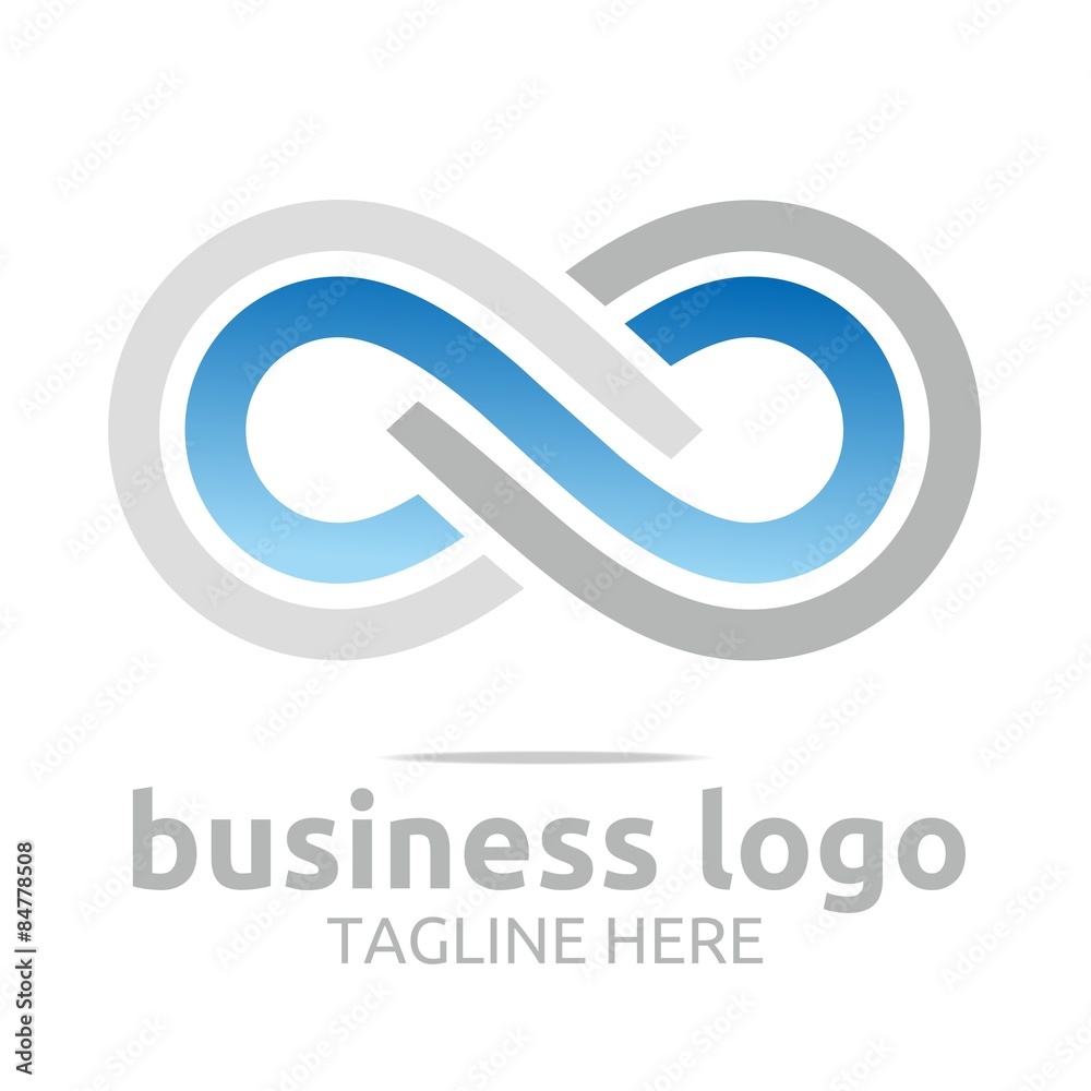 business logo company corporate abstract Infinity letter S