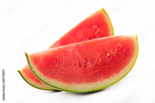 fresh watermelon isolated on white