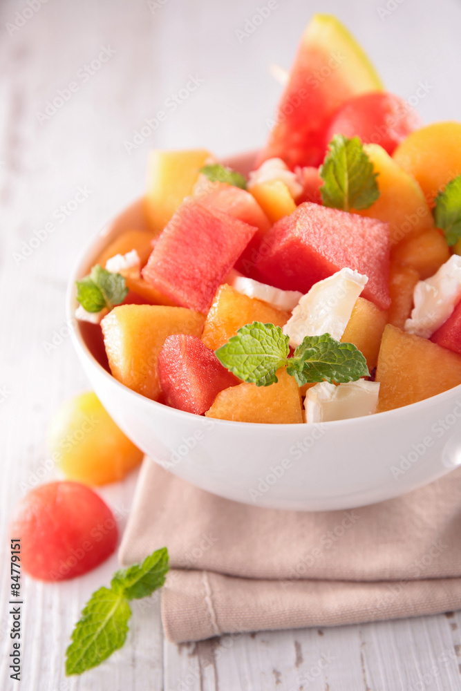 melon,watermelon and cheese melon,watermelon and cheese