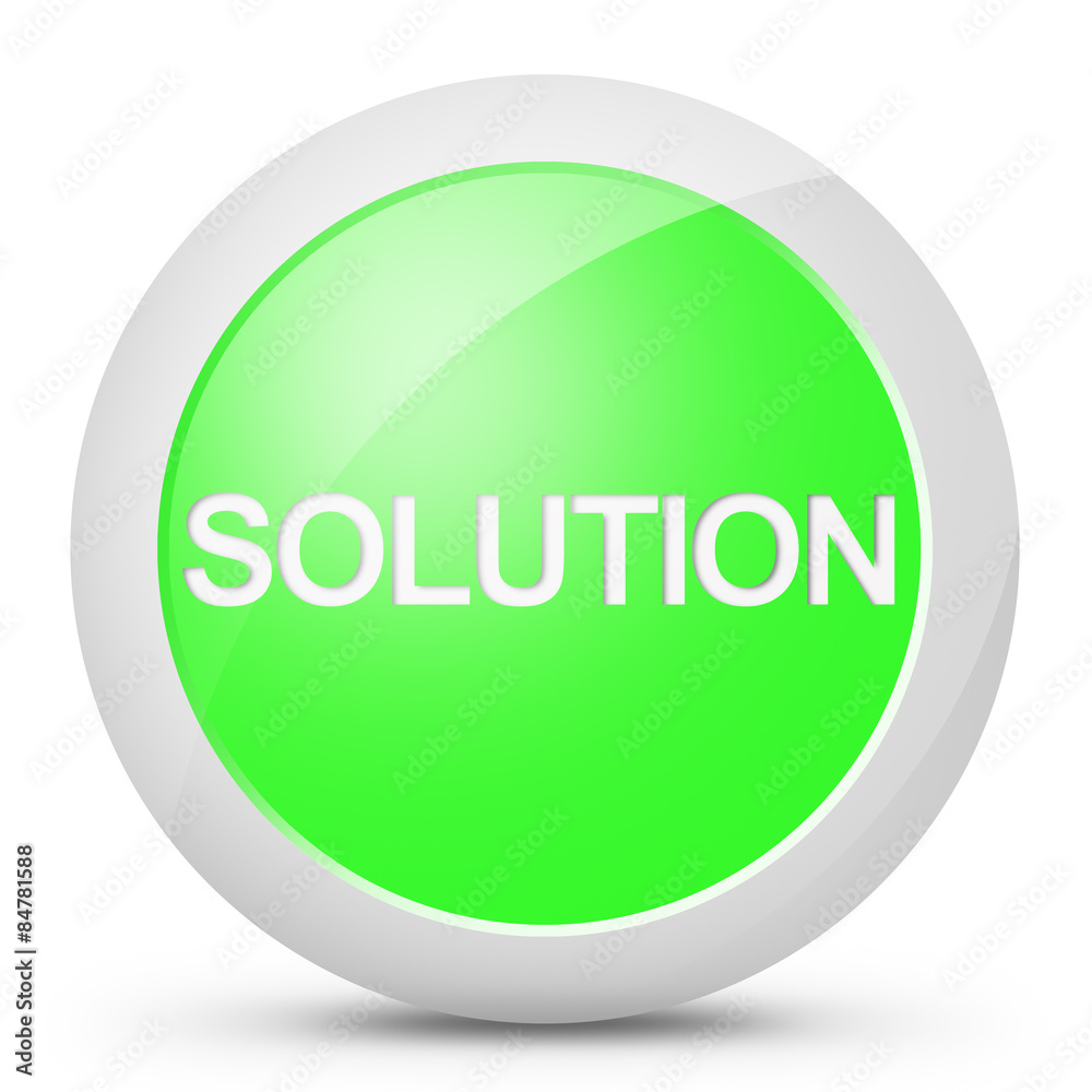 Icona soluzione pulsante verde Icona soluzione pulsante verde