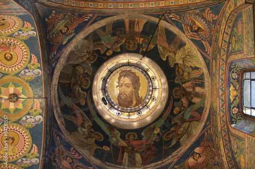  Church of Resurrection in St. Petersburg, mosaic, built in 1904