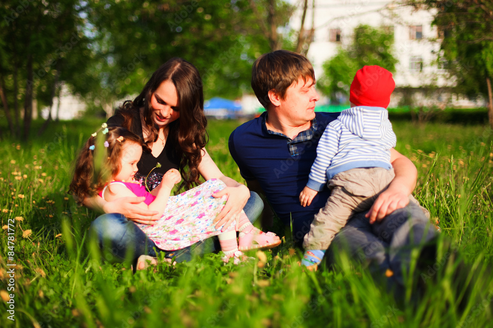 Fototapeta premium Family.