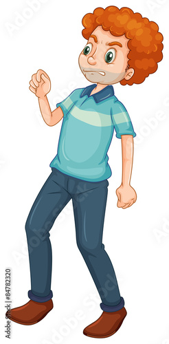 Angry man