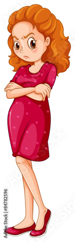 Upset girl
