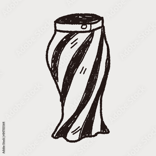 skirt doodle