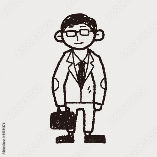 businessman doodle