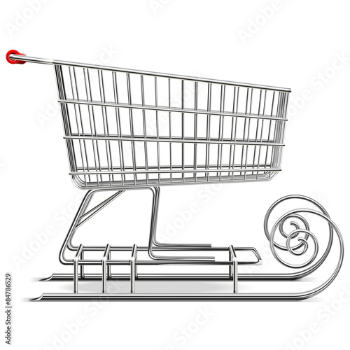 Vector Supermarket Sled