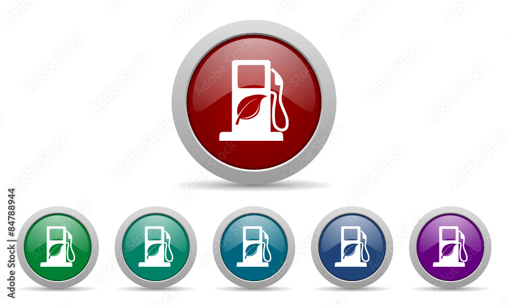 biofuel vector web icon set biofuel vector web icon set