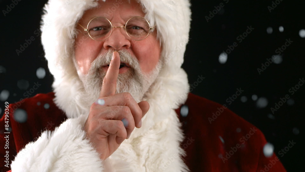 Closeup portrait of Santa Claus Closeup portrait of Santa Claus