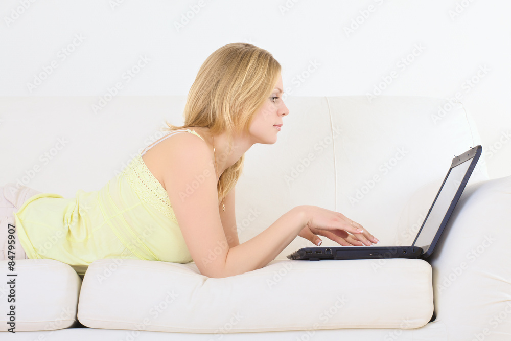 Woman with Laptop Woman with Laptop