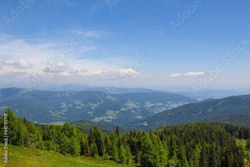View From Mt. Gerlitzen Into The Valley