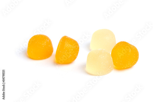 Gummy Candy on White