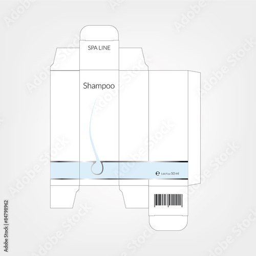 cosmetic packaging. Vector