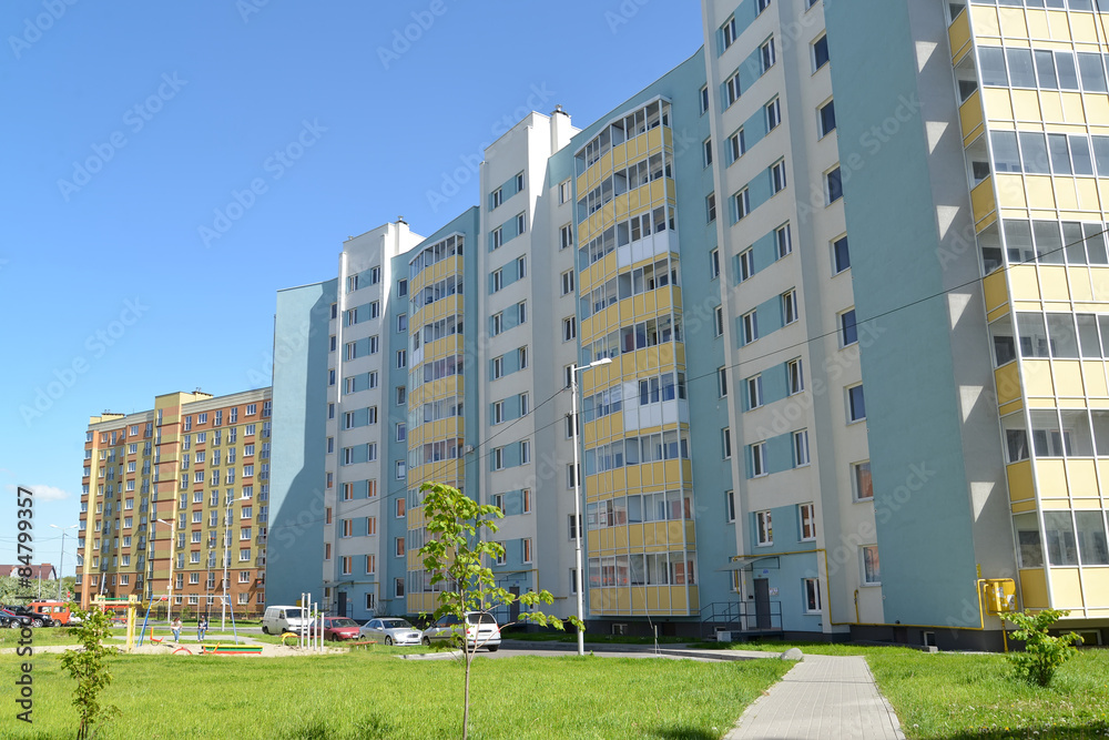 KALININGRAD, RUSSIA - MAY 28, 2015: The new inhabited residentia