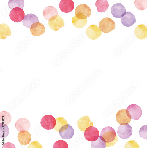 絵の具・ドットパターン素材