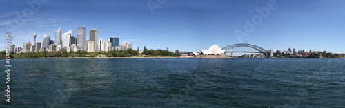 Panorama-Aufnahme von der Downtown von Sydney © Benjamin ['O°] Zweig