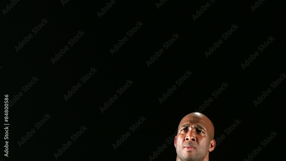 Basketball player shoots ball Basketball player shoots ball