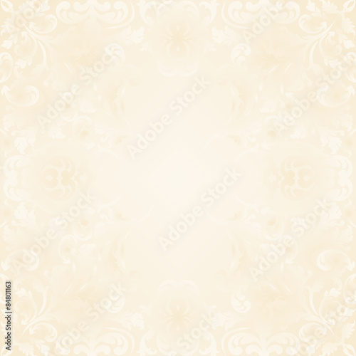 neutral background with vintage ornaments