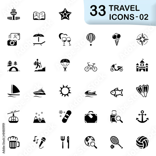 33 black travel icons 02