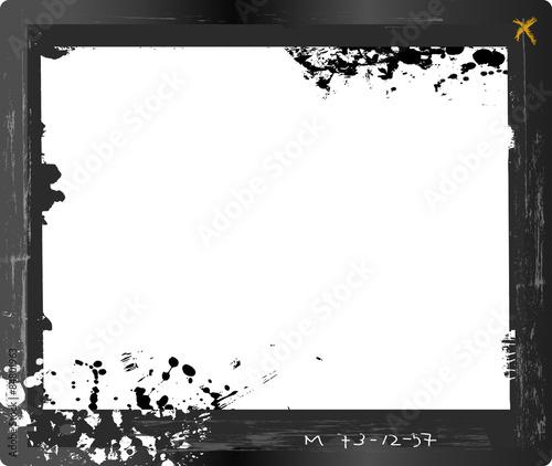 large format glass plate negative, photo frame, ,free copy space,vector illustration