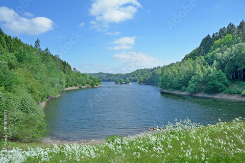 die Wuppertalsperre bei Remscheid im Bergischen Land