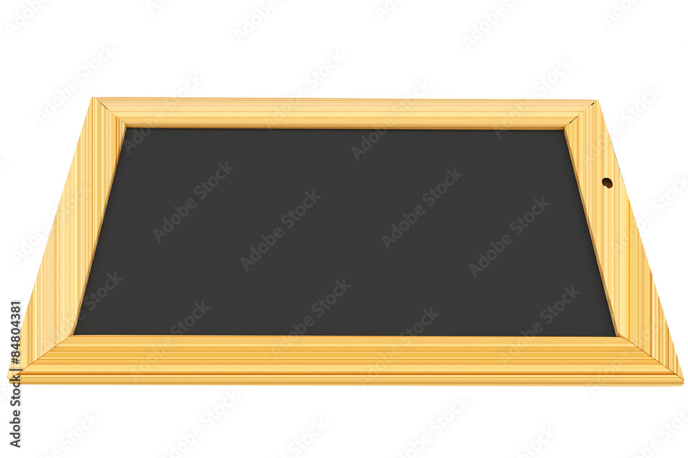 Blackboard with wooden frame Blackboard with wooden frame