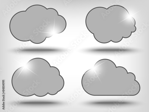 Cloud shapes collection