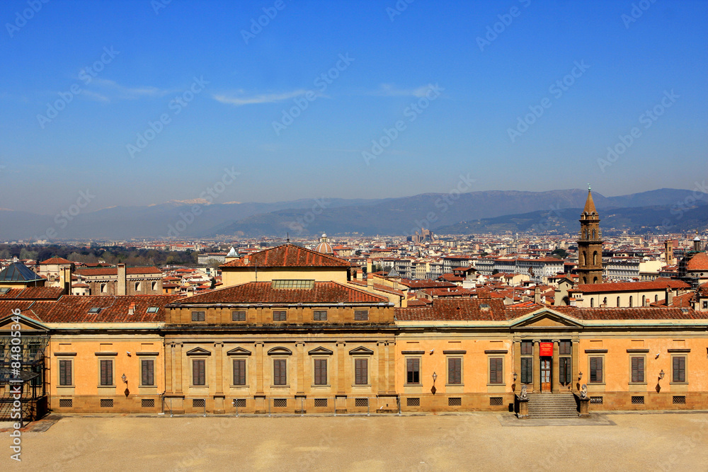 The Palazzo Pitti, palace in Florence, Italy
