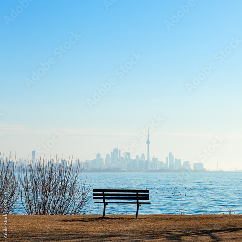 Toronto View of CN Tower and city skyline