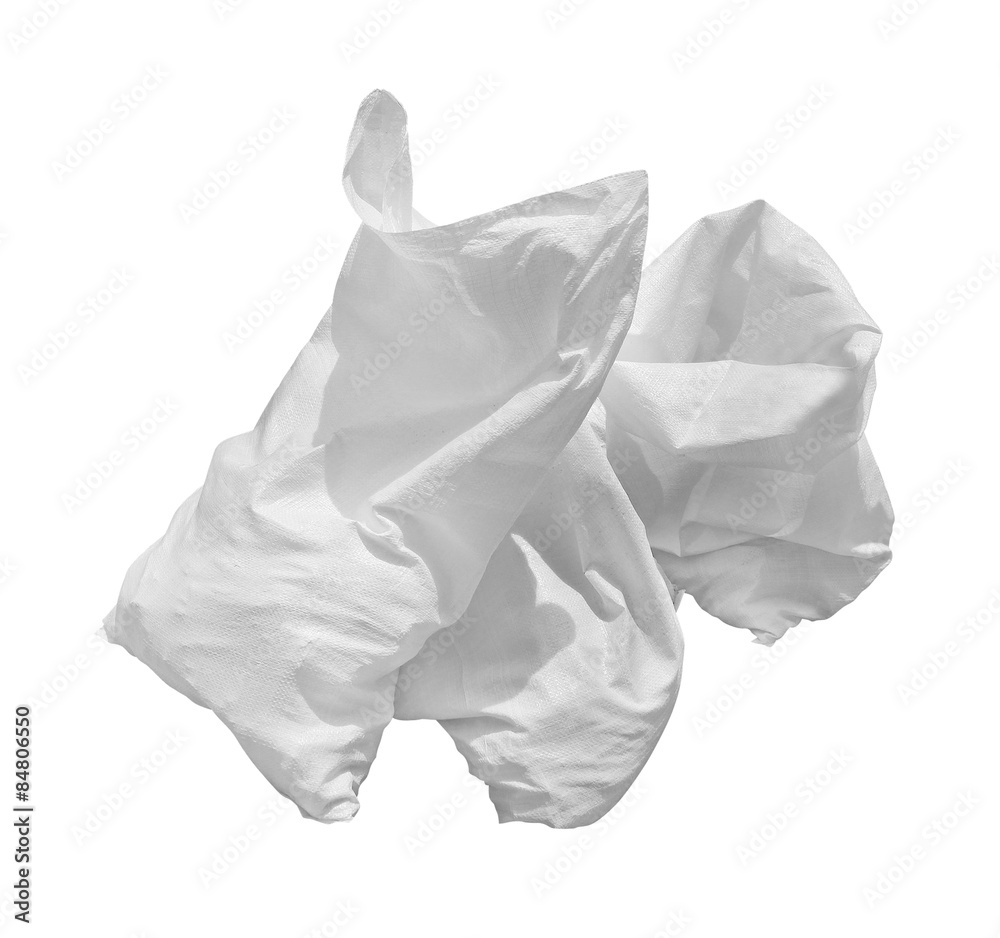 White plastic bags
