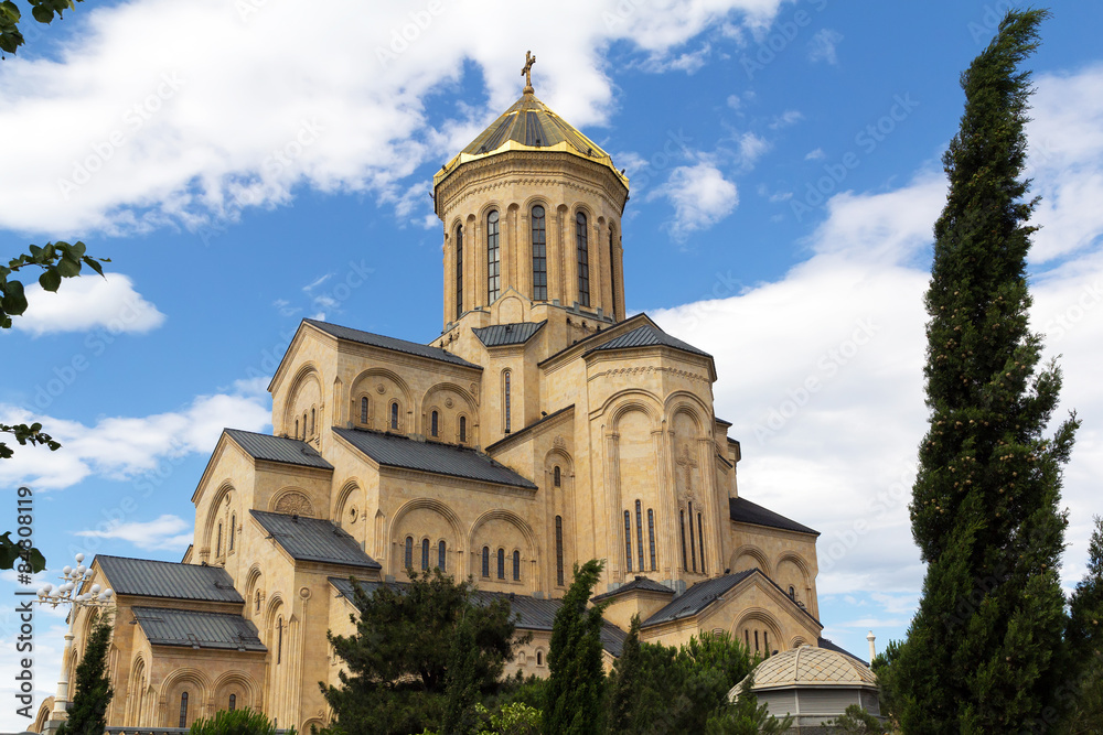 Cathedral of the Holy Trinity (Tsminda Sameba) - the main cathedral of the Georgian Orthodox Church