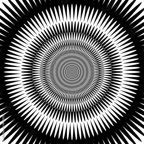 Concentric abstract symbol  star 