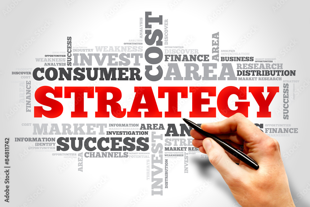 STRATEGY word cloud, business concept STRATEGY word cloud, business concept