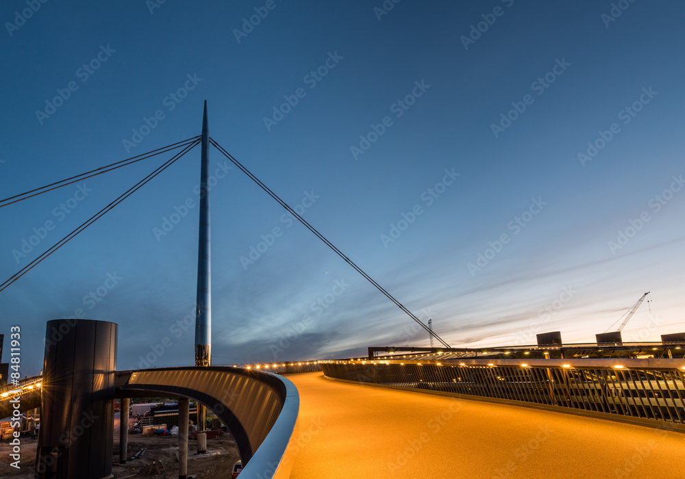 Obraz premium The City bridge in Odense, Denmark