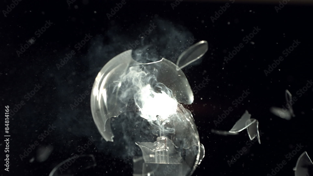 Slingshot through a light bulb