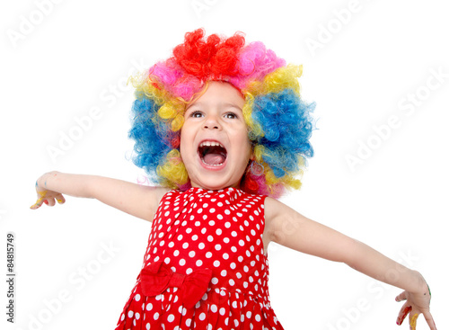 Happy little clown