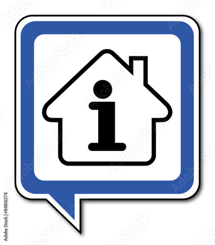 Logo maison et informations.