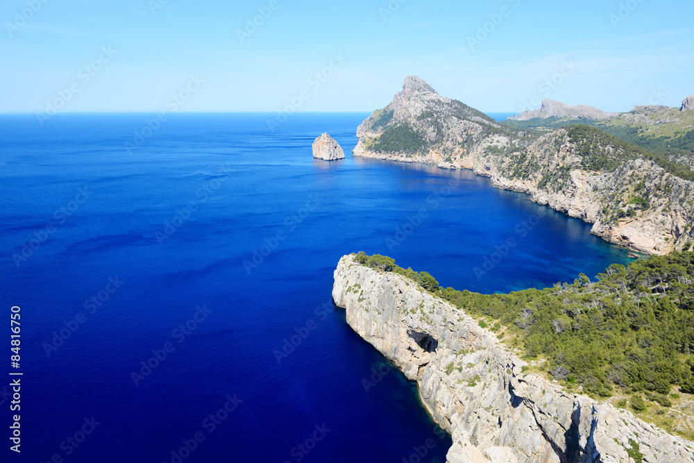 The Cape Formentor in Mallorca island, Spain