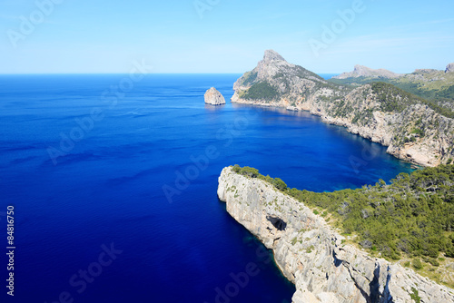 The Cape Formentor in Mallorca island  Spain