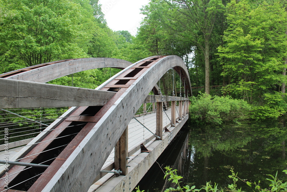 Steel and Wood Bridge Steel and Wood Bridge