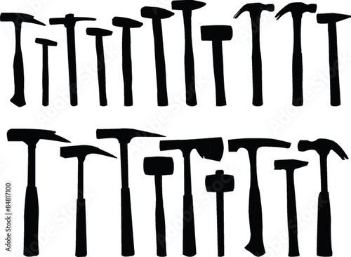 hammers collection 2 - vector