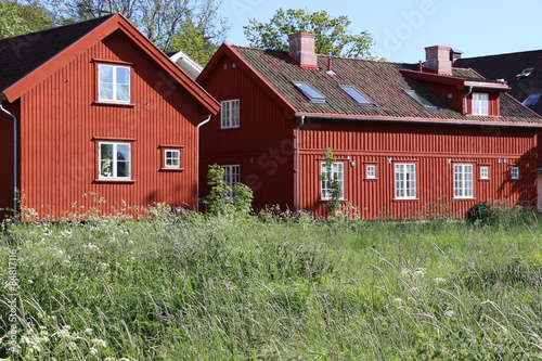 Fototapeta Naklejka Na Ścianę i Meble -  Maison traditionnelle à Fredrikstad