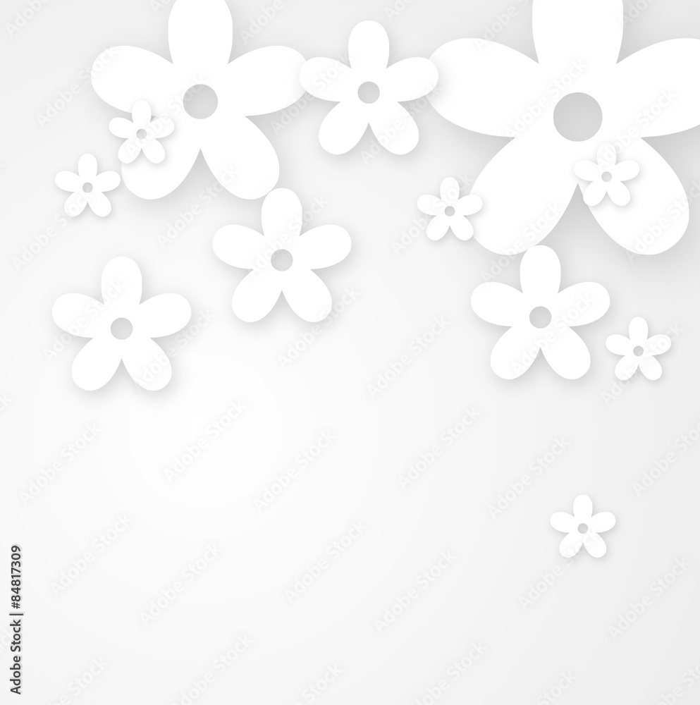 Paper floral background vector illustration Paper floral background vector illustration