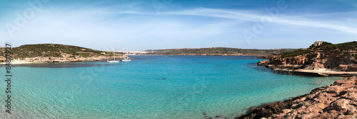 The Blue Lagoon on Comino Island, Malta