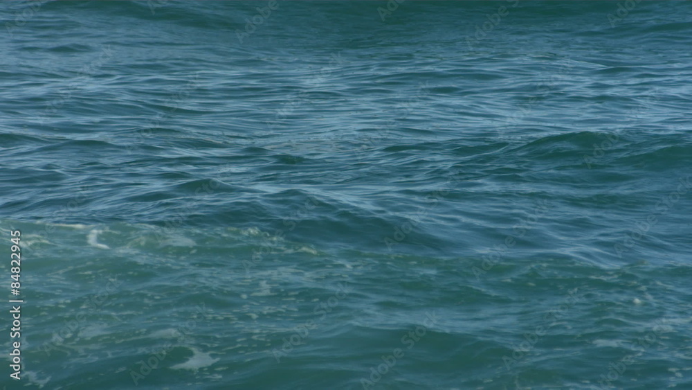 Surfer paddling in ocean, slow motion Surfer paddling in ocean, slow motion