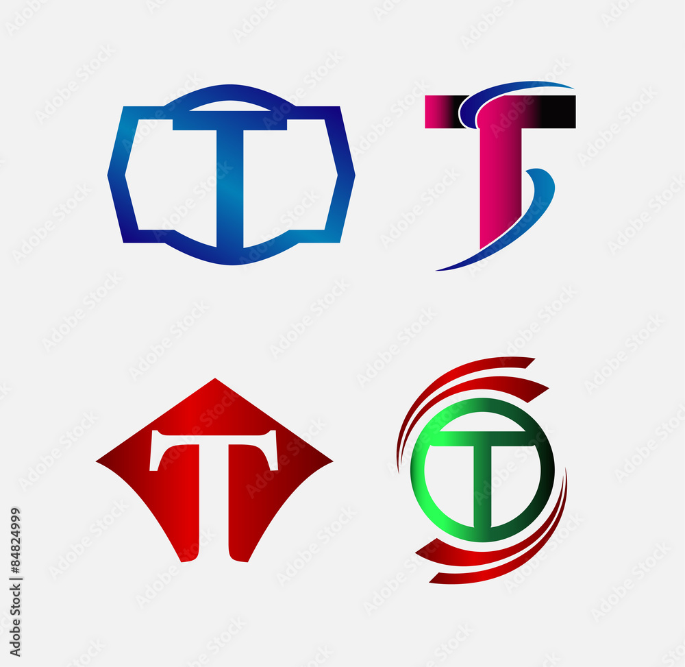 Set of Decorative Letter T - Icons Logo and Elements
Set of Decorative Letter T - Icons Logo and Elements